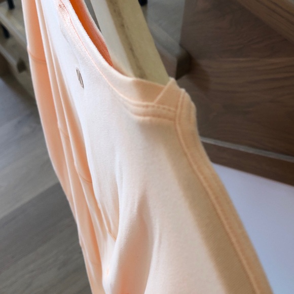 Lululemon Back in Action Short Sleeve T-Shirt *Nulu Peach Satin, Size 4 Like New - Picture 13 of 17